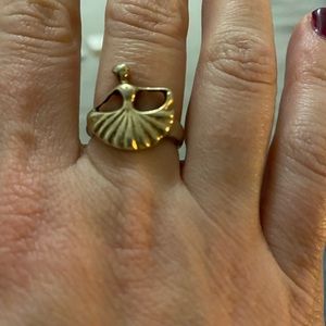925 Sterling Silver Dancer Ring
